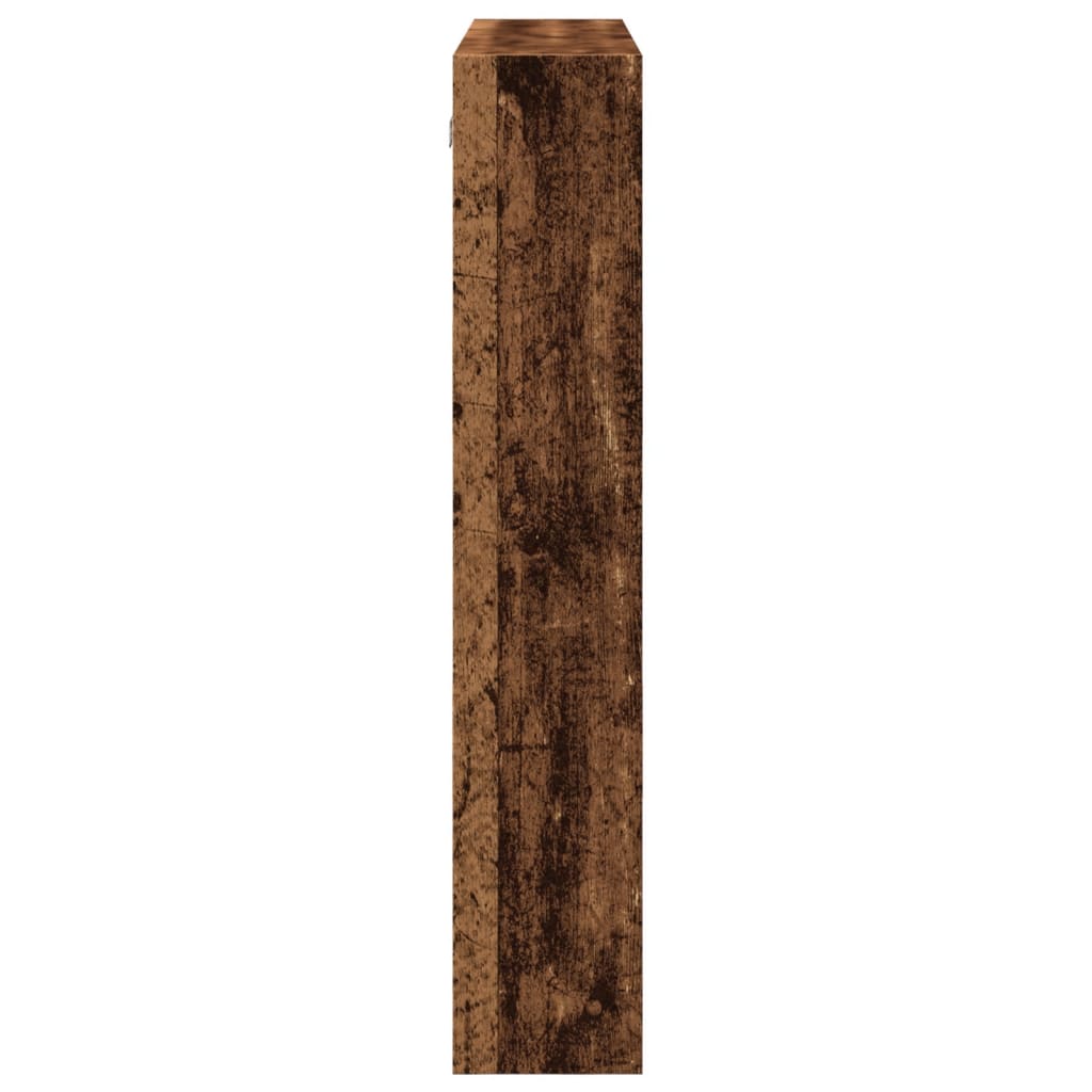 Wall cabinet, wood, 80x15x80cm, treated wood