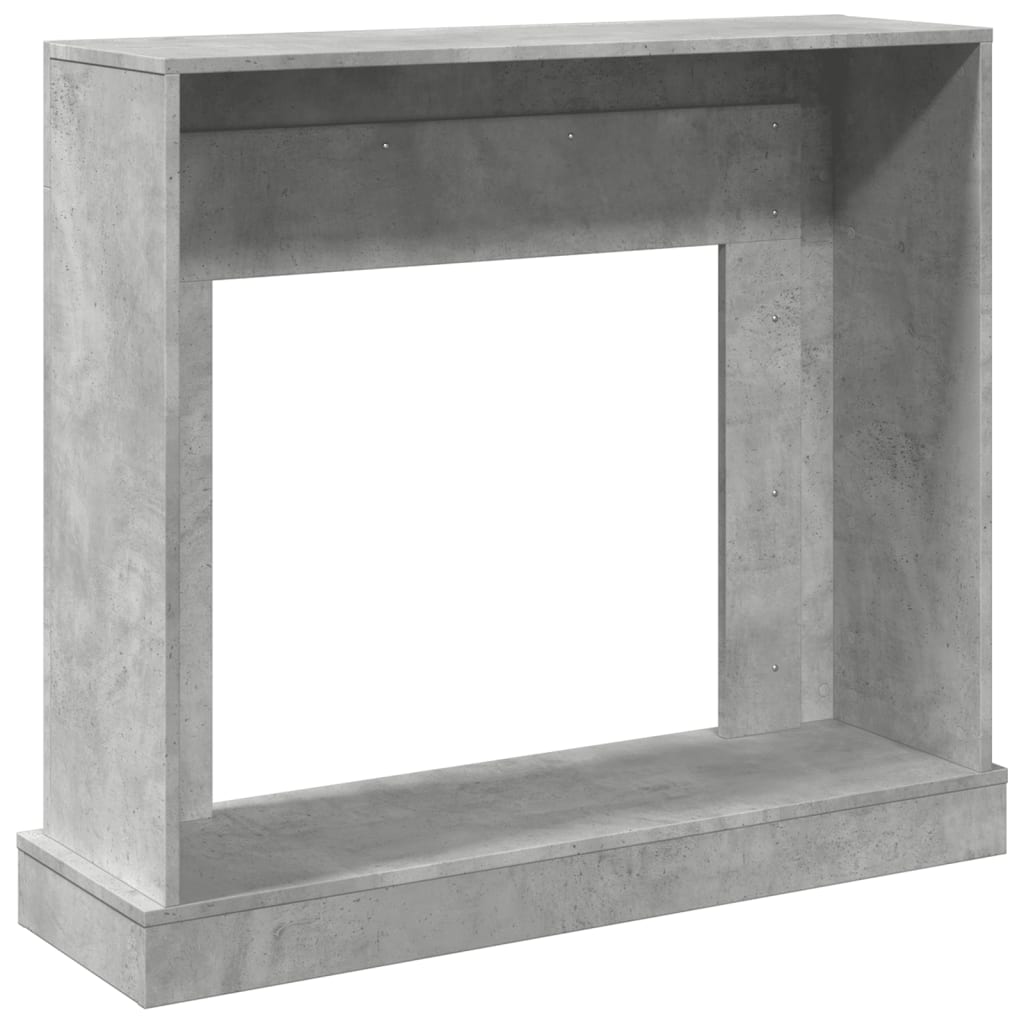 Židinio apvadas, betono pilkas, 100x30x87,5cm, apdirbta mediena