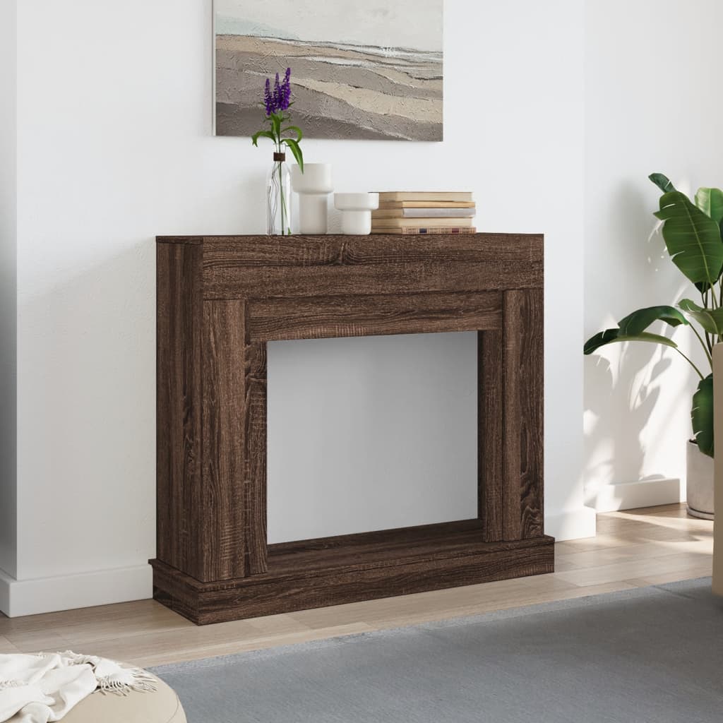 Židinio apvadas, rudas ąžuolo, 100x30x87,5cm, apdirbta mediena