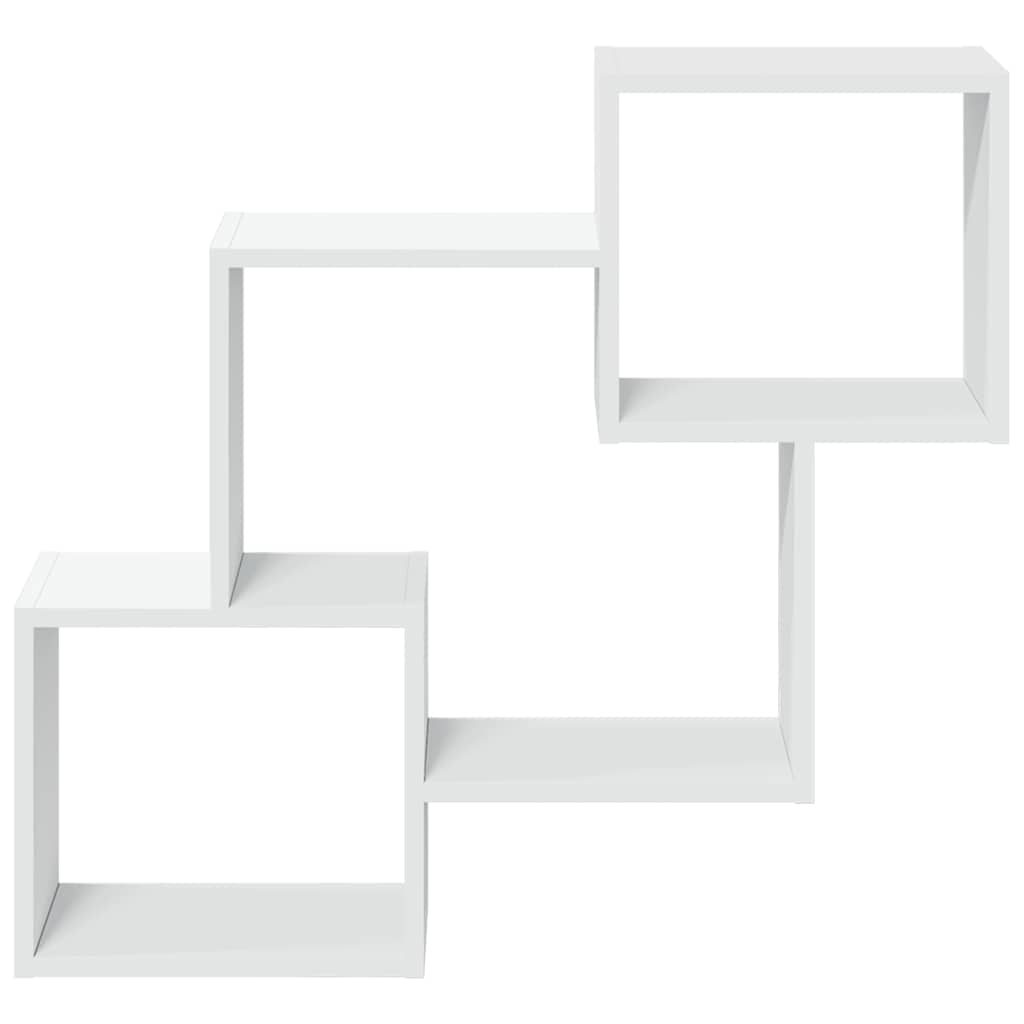 Wall cabinet, white, 78x18x71cm, engineered wood
