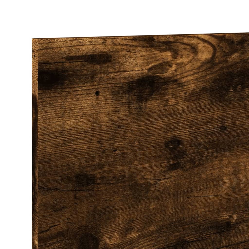 Wall cabinet, smoke, 70x16.5x30cm, reclaimed wood