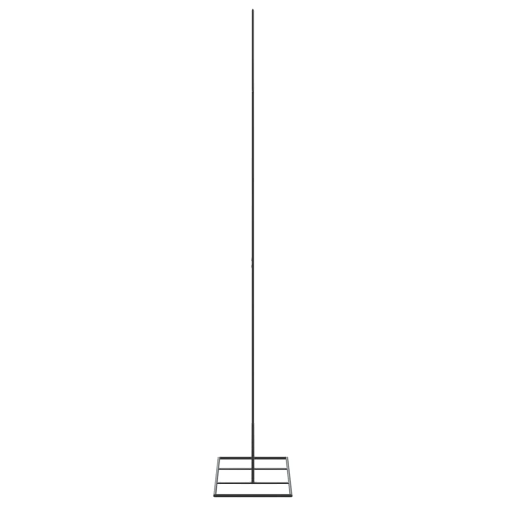 Metalinė Kalėdų eglutė, juodos spalvos, 150 cm