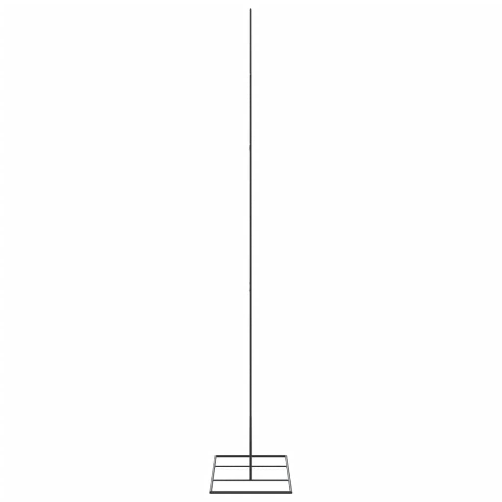 Metalinė Kalėdų eglutė, juodos spalvos, 180 cm