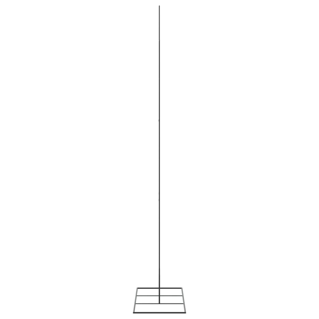 Metalinė Kalėdų eglutė, juodos spalvos, 210cm