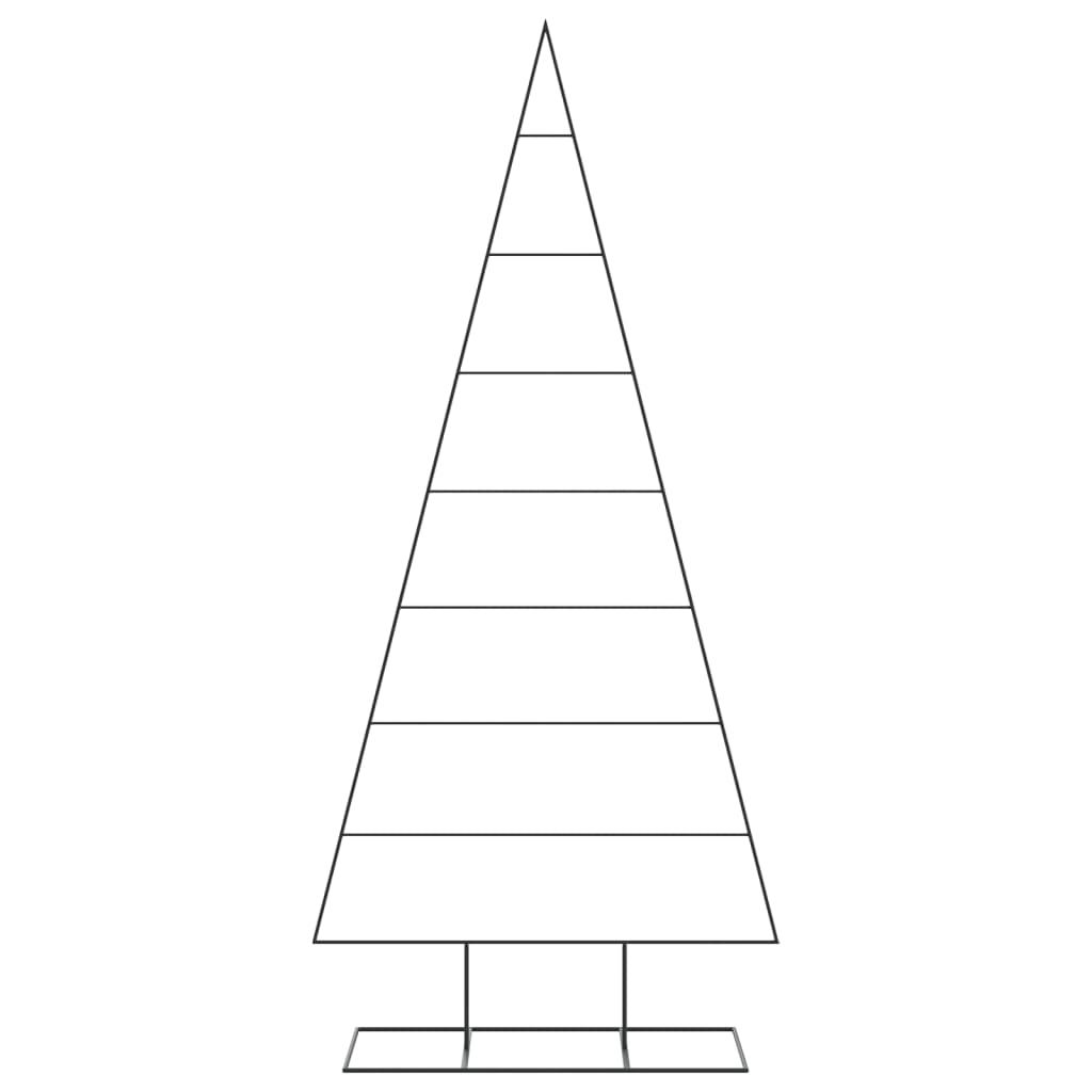 Metalinė Kalėdų eglutė, juodos spalvos, 210cm