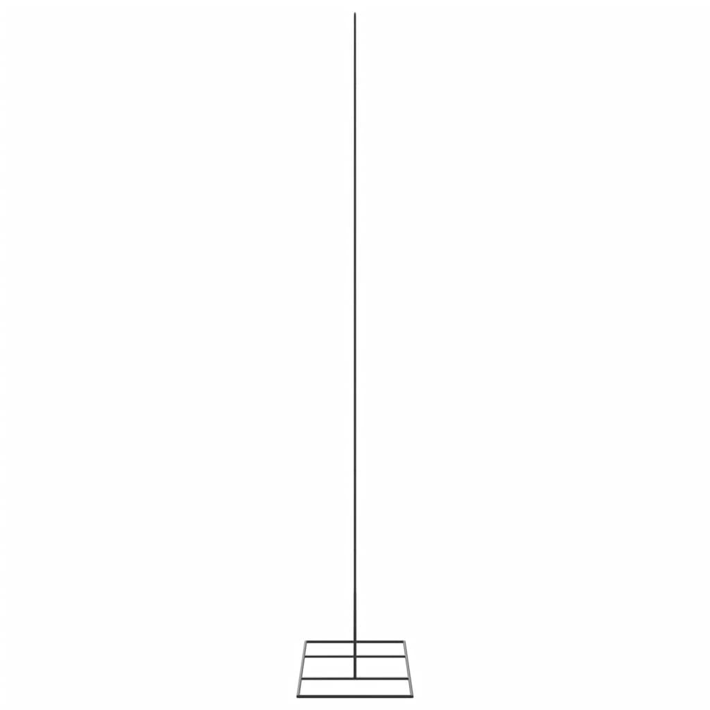 Metalinė Kalėdų eglutė, juodos spalvos, 210cm