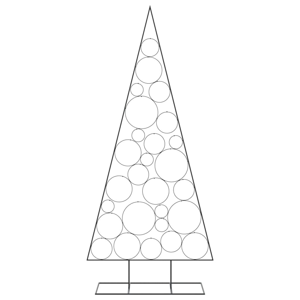 Metalinė Kalėdų eglutė, juodos spalvos, 210cm