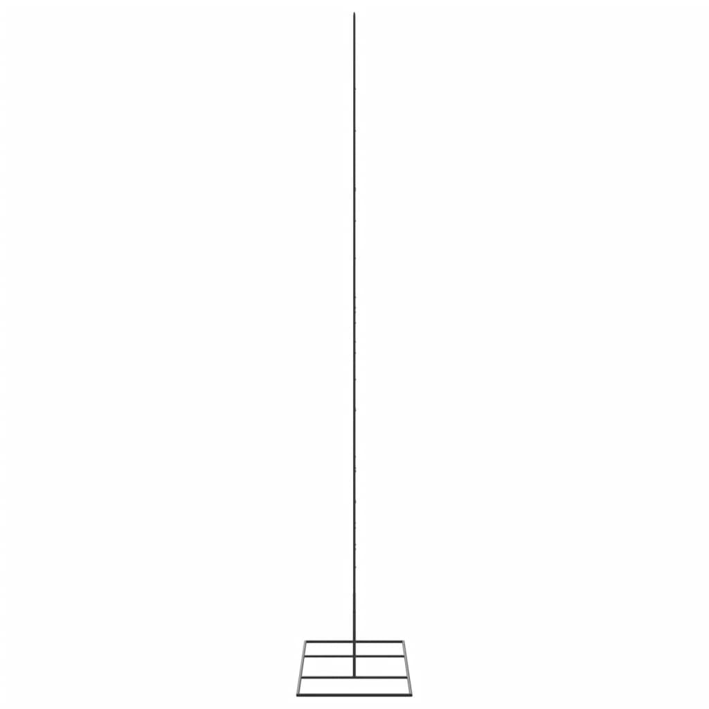 Metalinė Kalėdų eglutė, juodos spalvos, 210cm