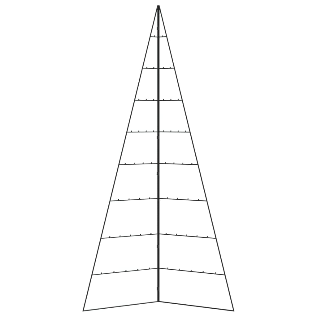 Metalinė Kalėdų eglutė, juodos spalvos, 210cm
