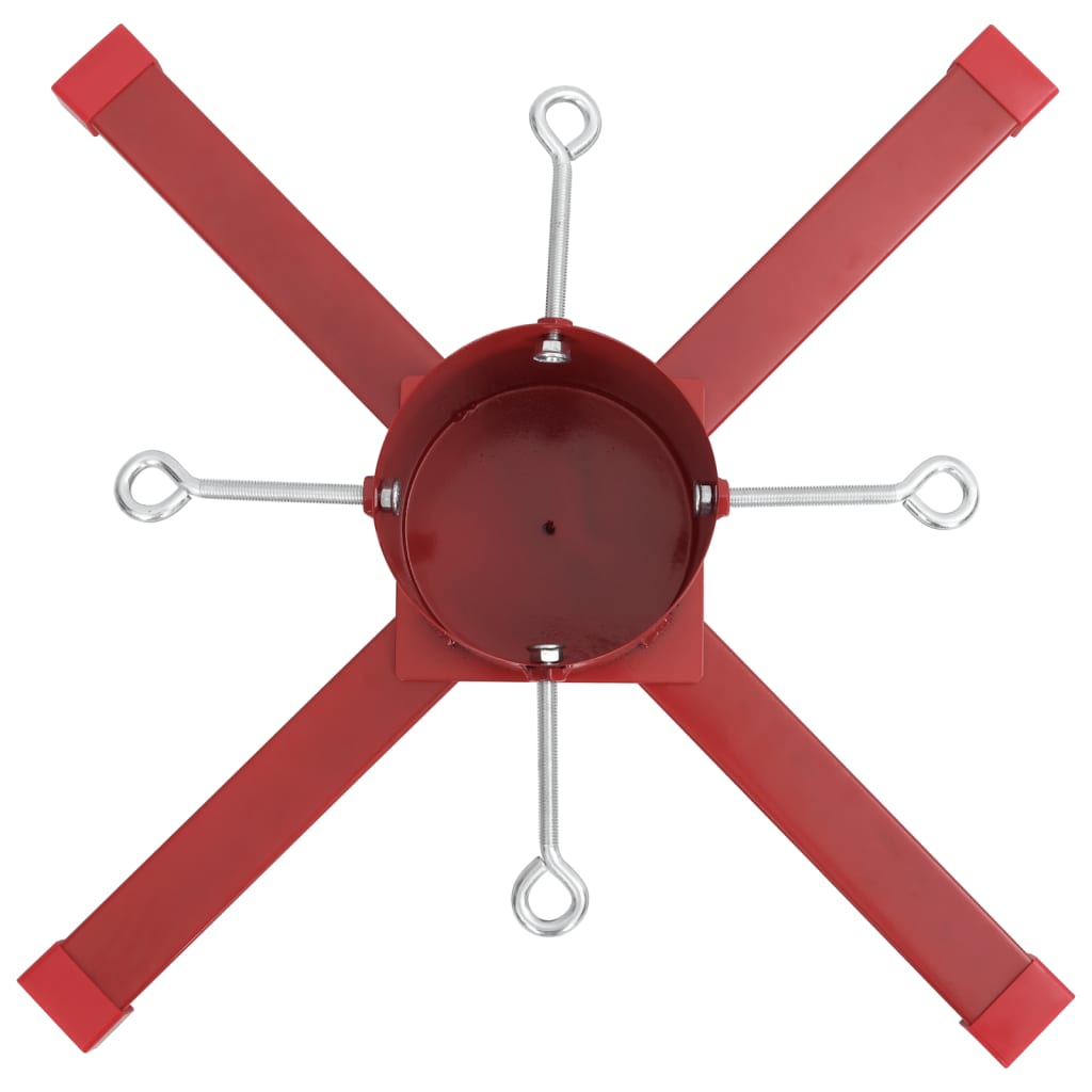 Kalėdų eglutės stovas Raudonas 61x61x15,5 cm