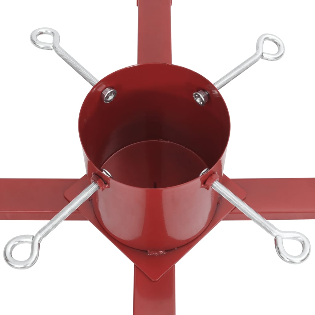 Kalėdų eglutės stovas Raudonas 61x61x15,5 cm