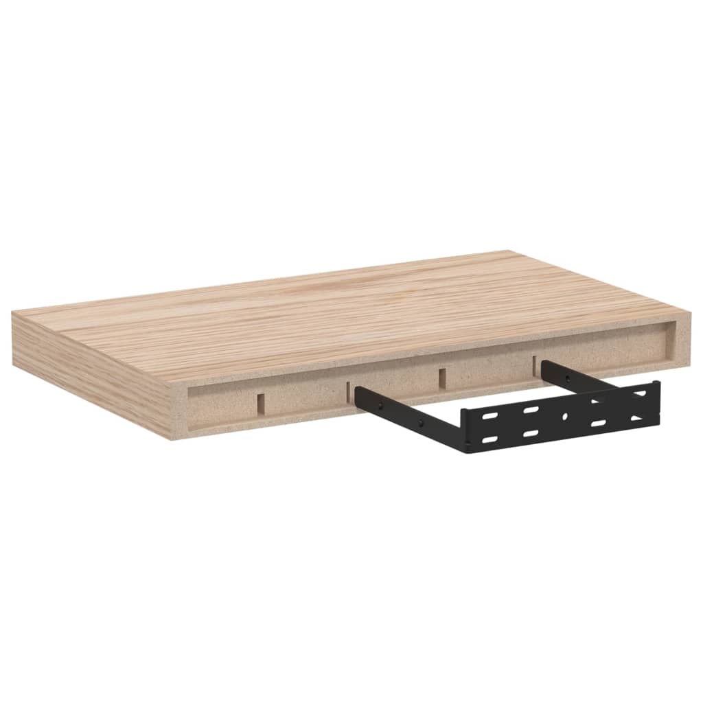 Wall shelves, 2 pcs., 40x23.5x4cm, finished wood