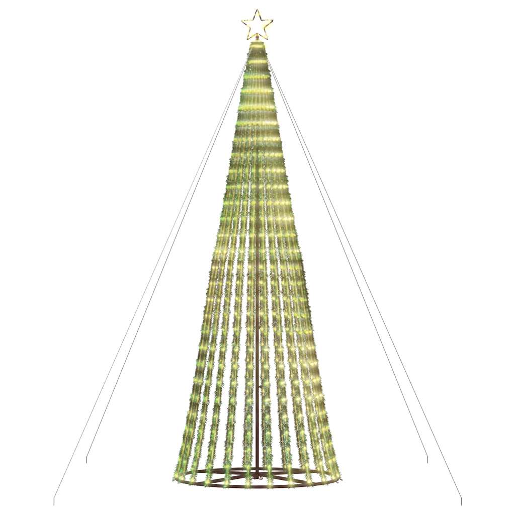 Šviečianti Kalėdų eglutė, 1028 šiltos LED, 403cm, kūgio formos
