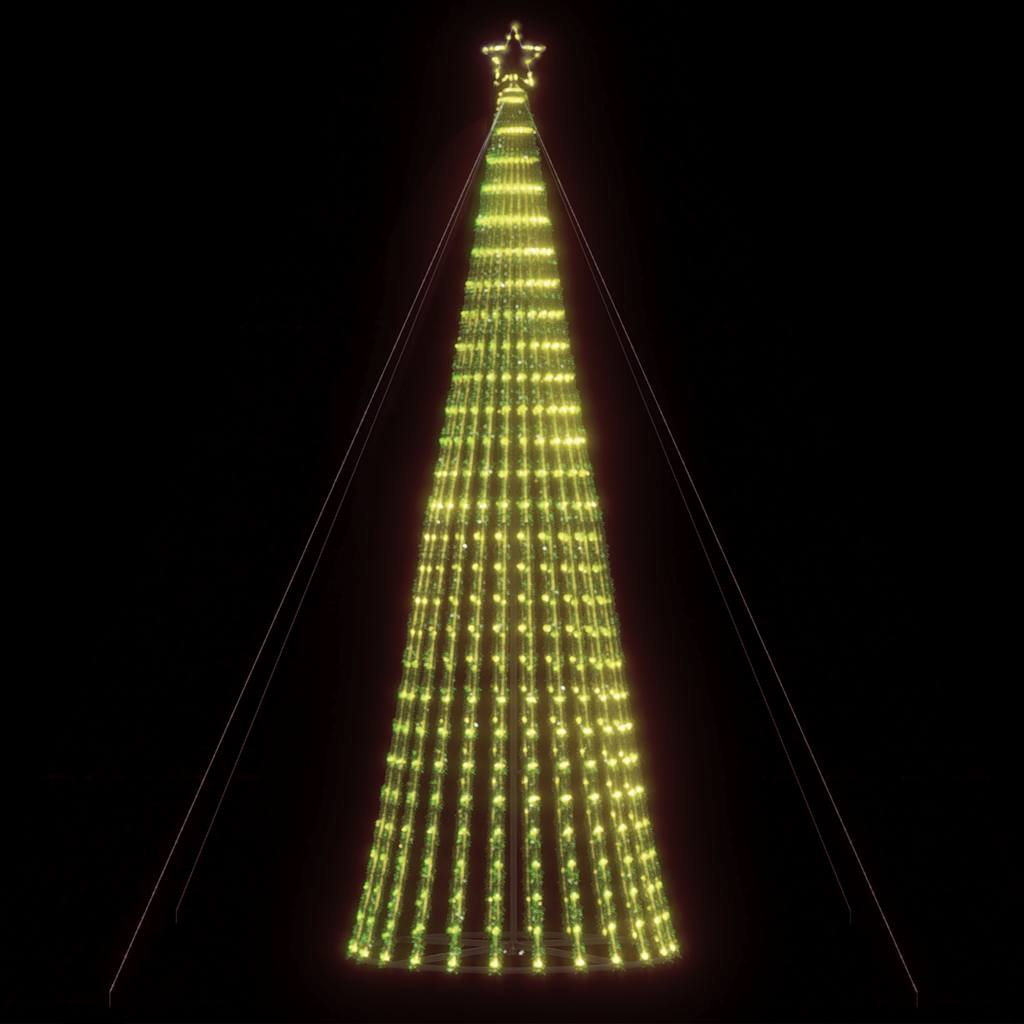Šviečianti Kalėdų eglutė, 1028 šiltos LED, 403cm, kūgio formos