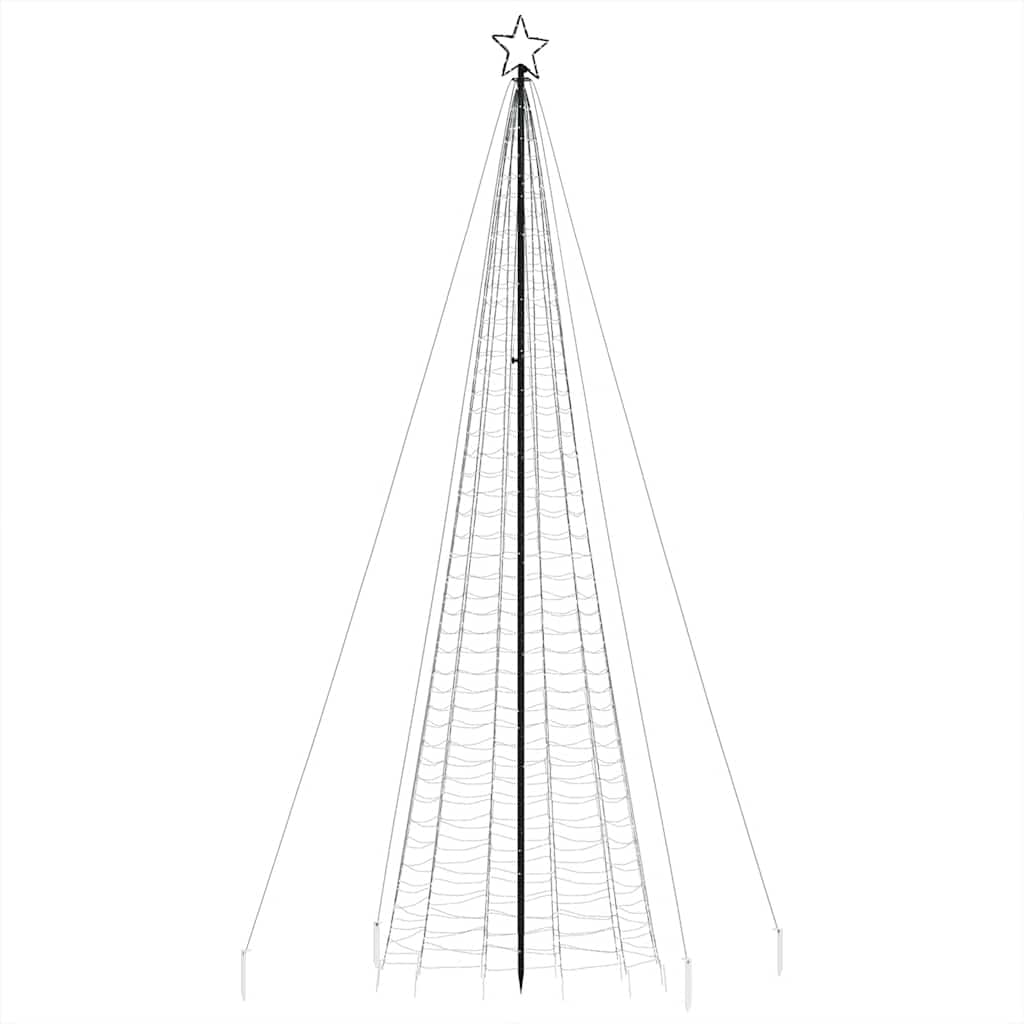 LED Christmas Tree with Spikes 1534 LED Blue 500 cm