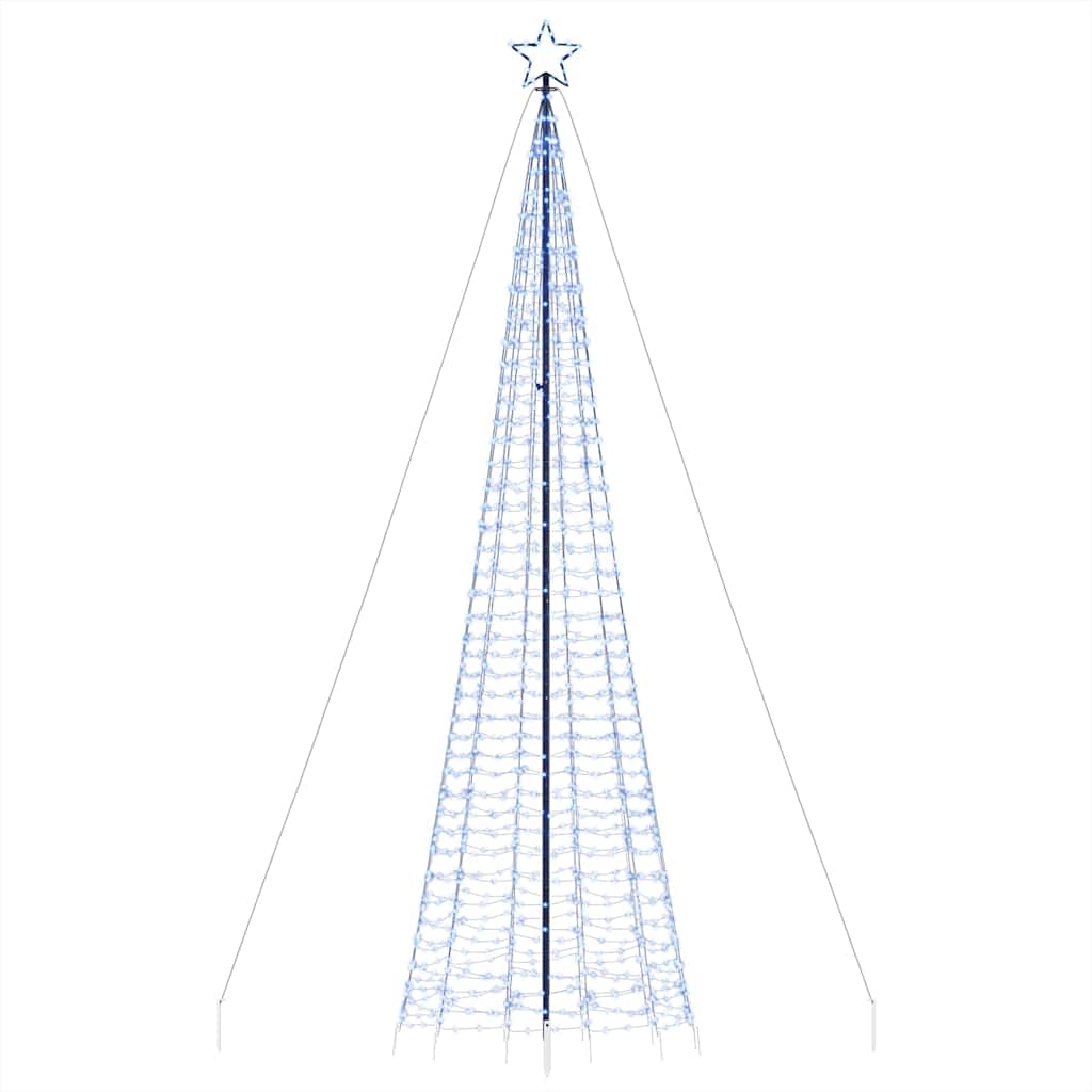 LED Kalėdų eglutė su smaigaliais 1534 LED Mėlyna 500 cm