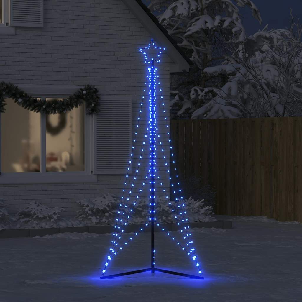 Šviečianti Kalėdų eglutė, 483 mėlynos LED, 240cm