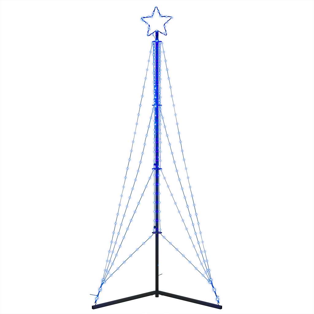 Šviečianti Kalėdų eglutė, 483 mėlynos LED, 240cm