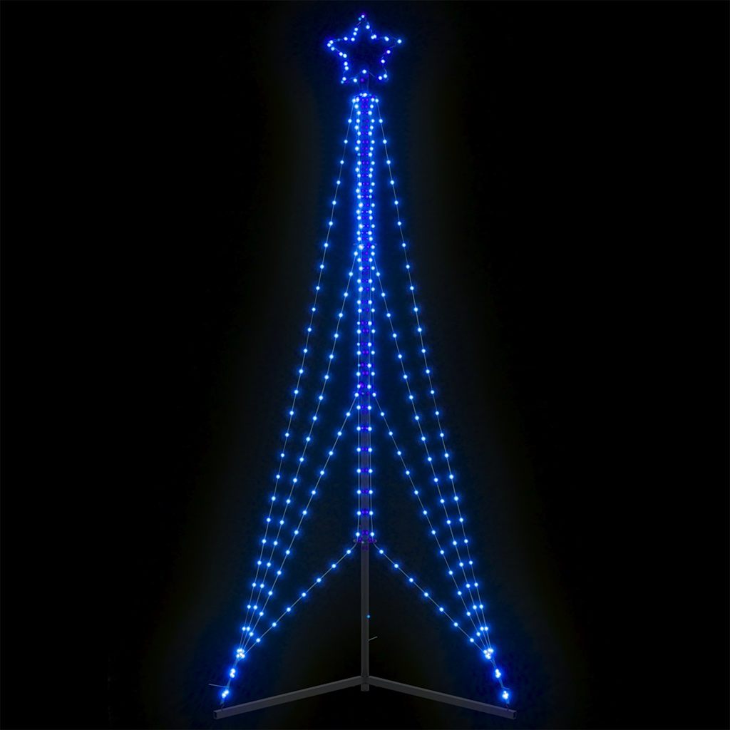 Šviečianti Kalėdų eglutė, 483 mėlynos LED, 240cm