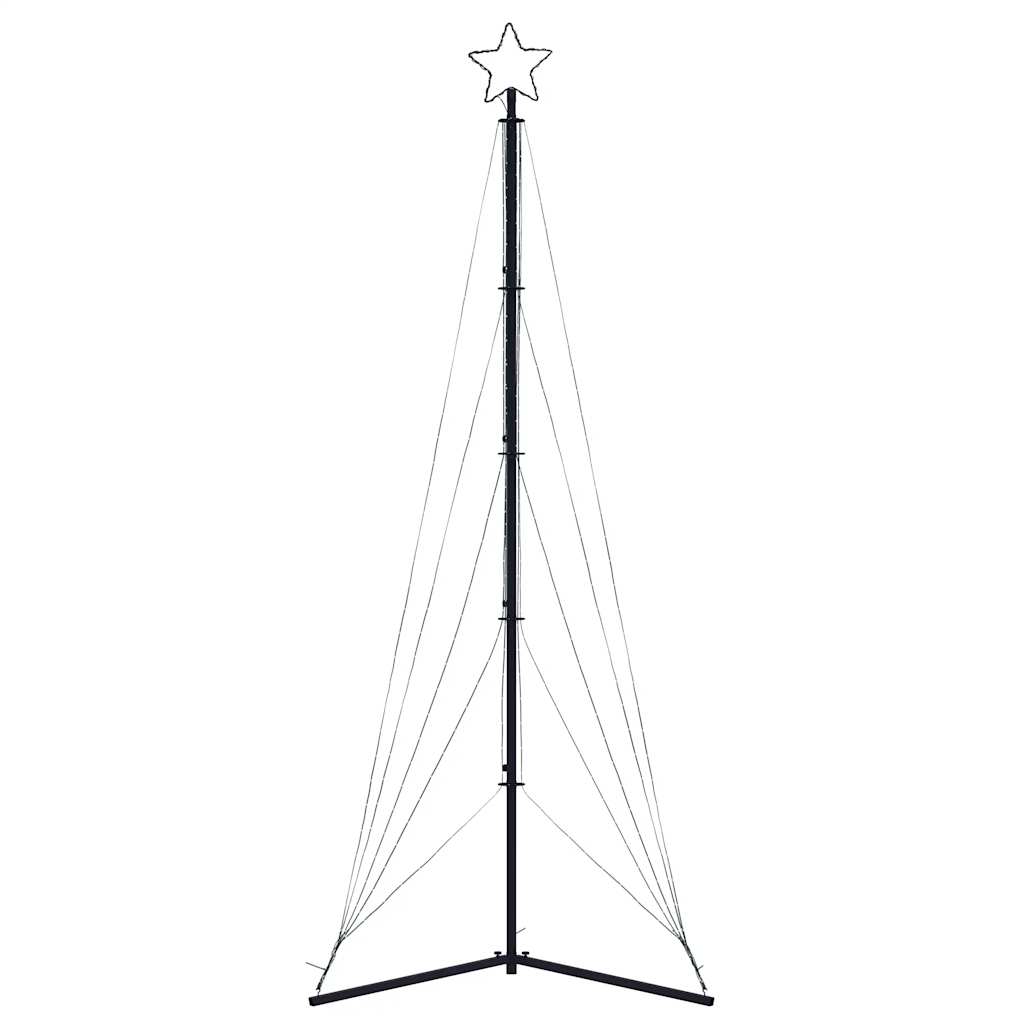Šviečianti Kalėdų eglutė, 525 mėlynos LED, 302cm