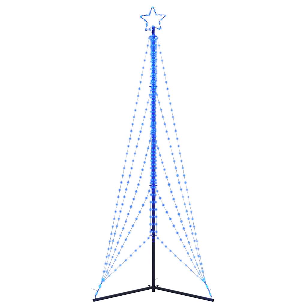 Šviečianti Kalėdų eglutė, 525 mėlynos LED, 302cm