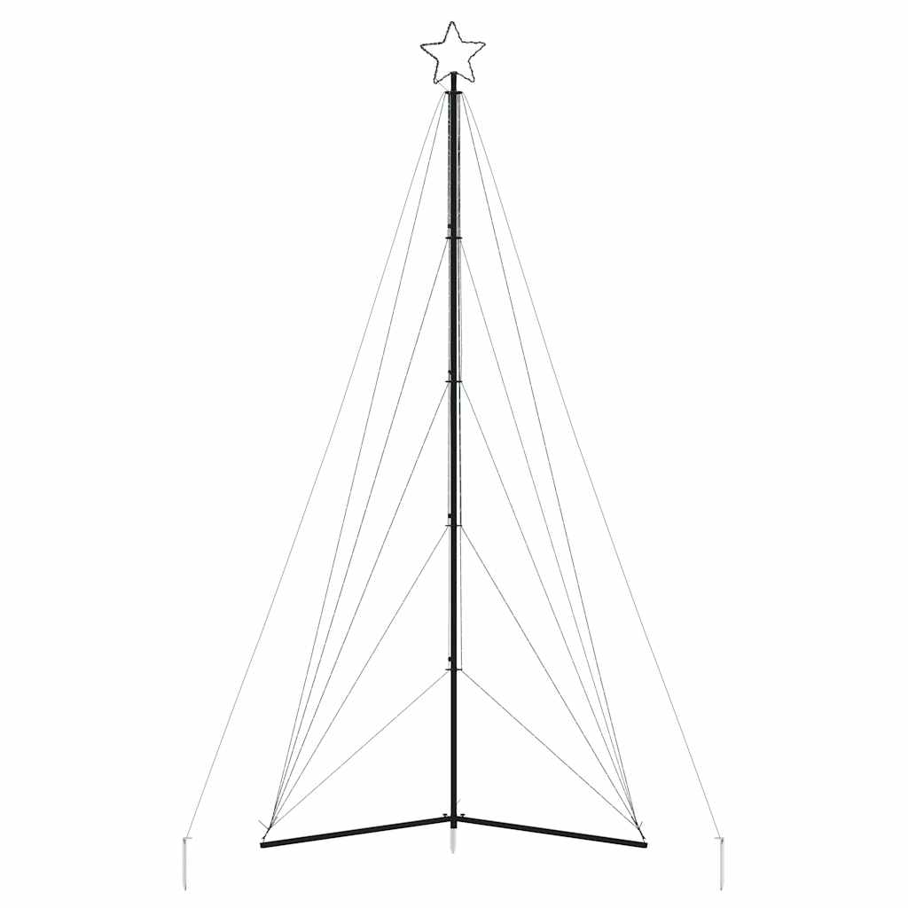 Šviečianti Kalėdų eglutė, 615 mėlynos LED, 404,5cm