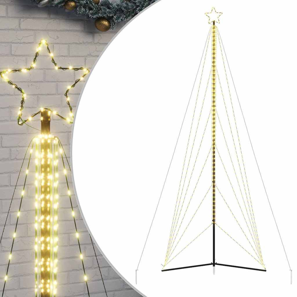 Šviečianti Kalėdų eglutė, 861 šiltos LED, 478cm