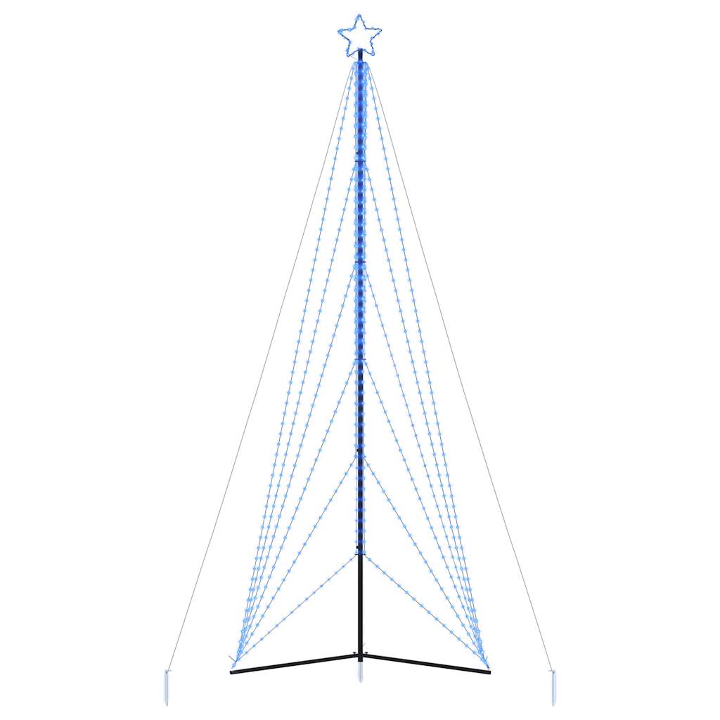 Šviečianti Kalėdų eglutė, 861 mėlynos LED, 478cm