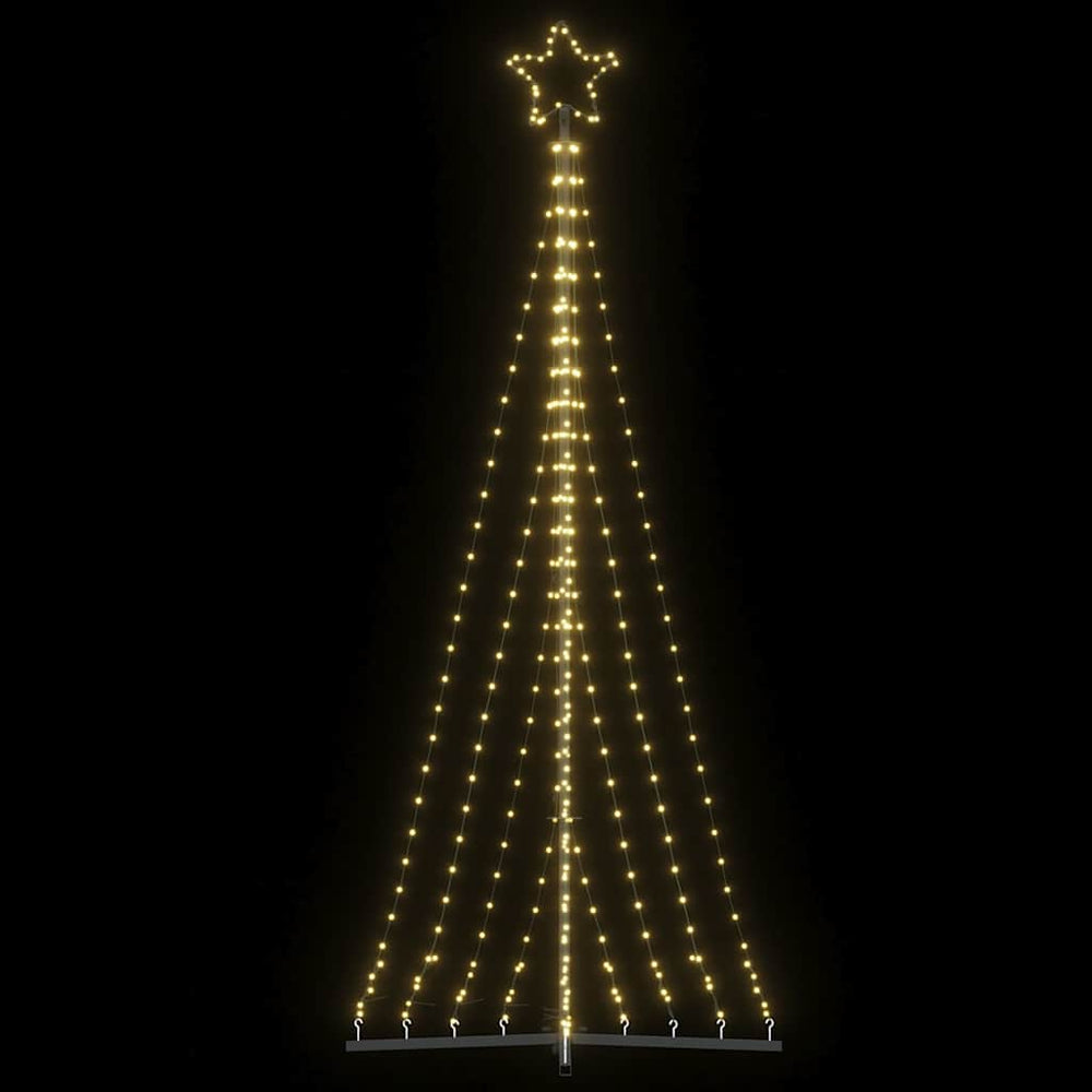 Šviečianti Kalėdų eglutė, 447 šiltos LED, 249cm