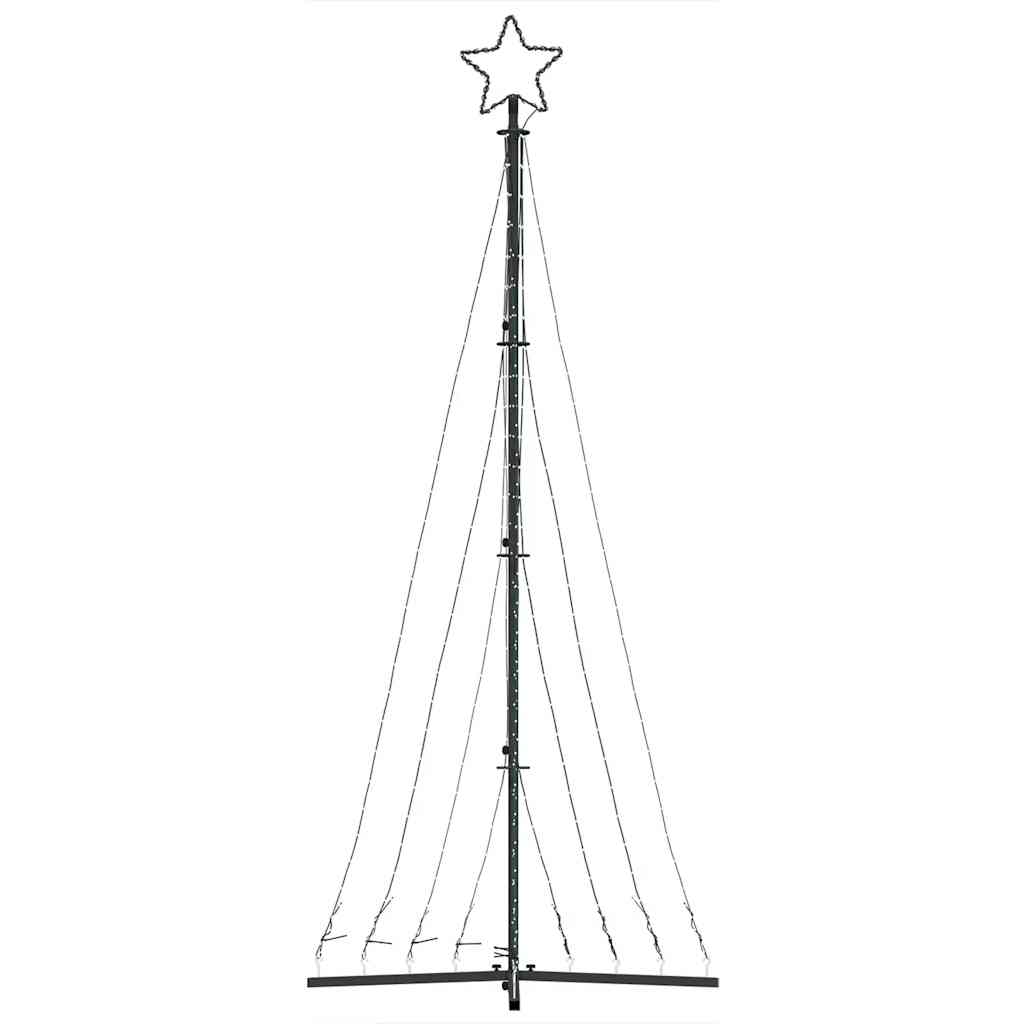 Šviečianti Kalėdų eglutė, 447 mėlynos LED, 249cm