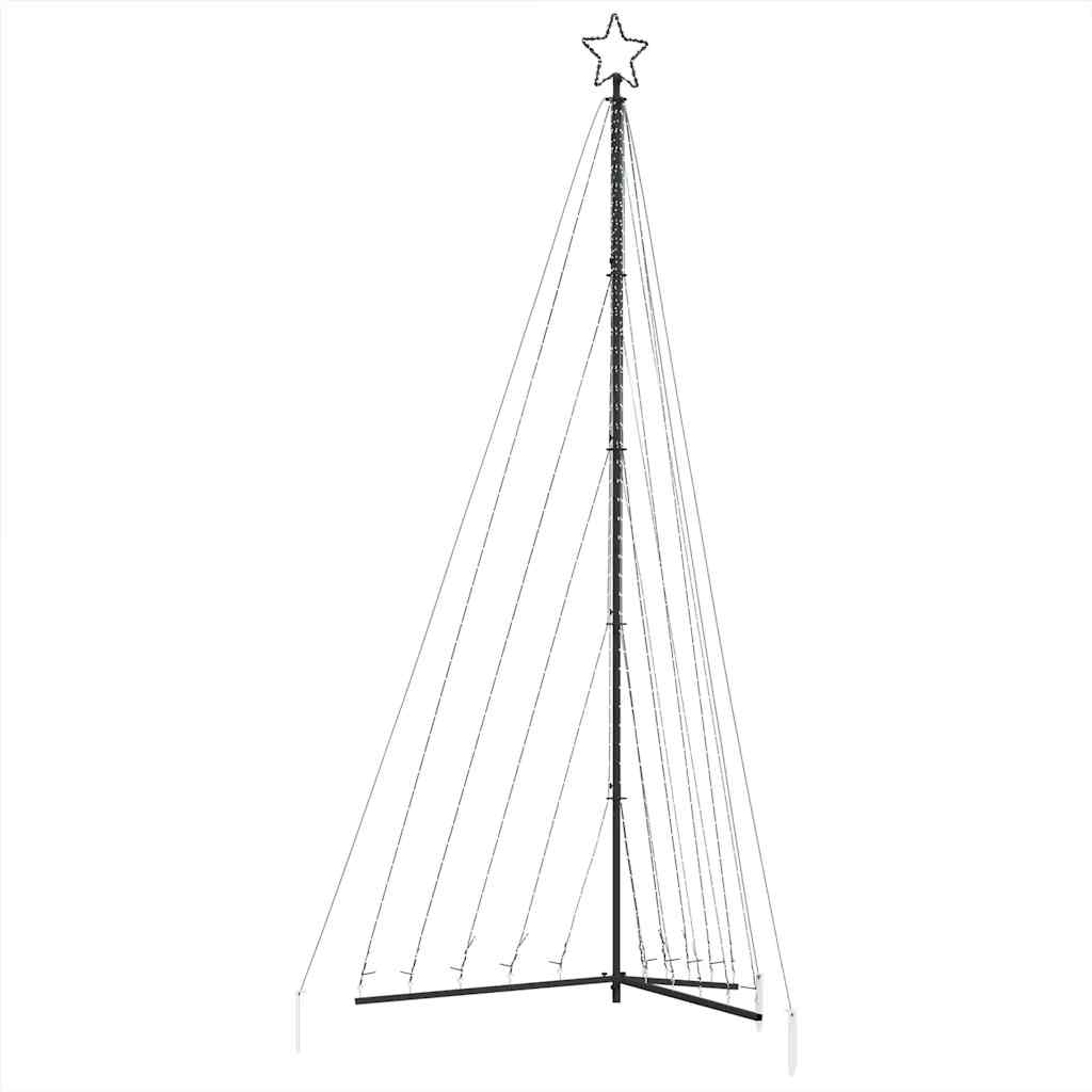 LED Kalėdų eglutė 570 LED Šalta Balta 399 cm