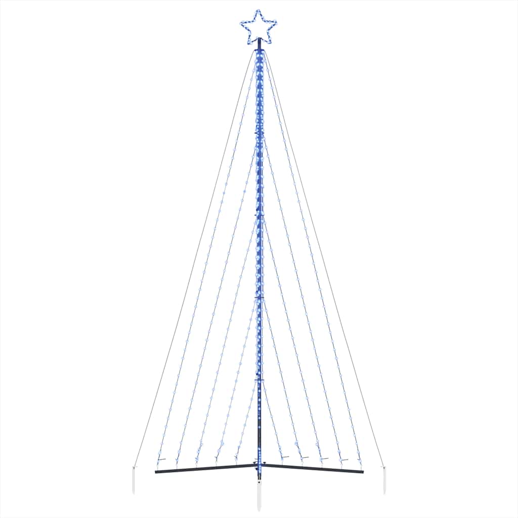 Šviečianti Kalėdų eglutė, 570 mėlynos LED, 399cm