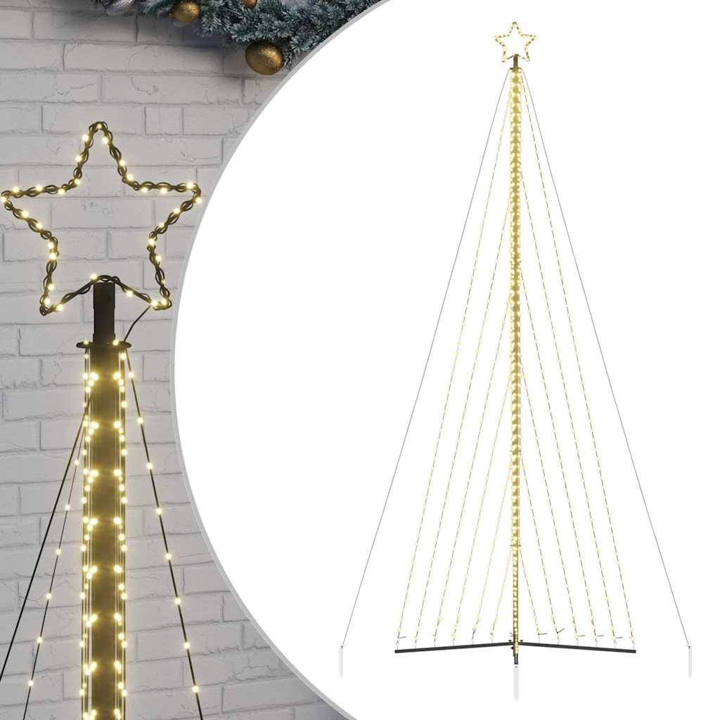 Šviečianti Kalėdų eglutė, 789 šiltos LED, 476cm