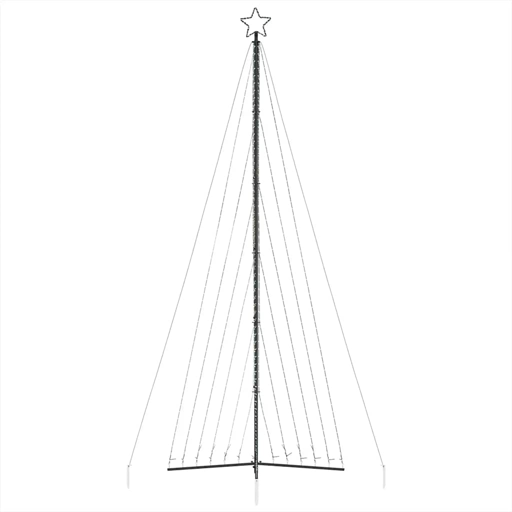 Šviečianti Kalėdų eglutė, 789 mėlynos LED, 476cm