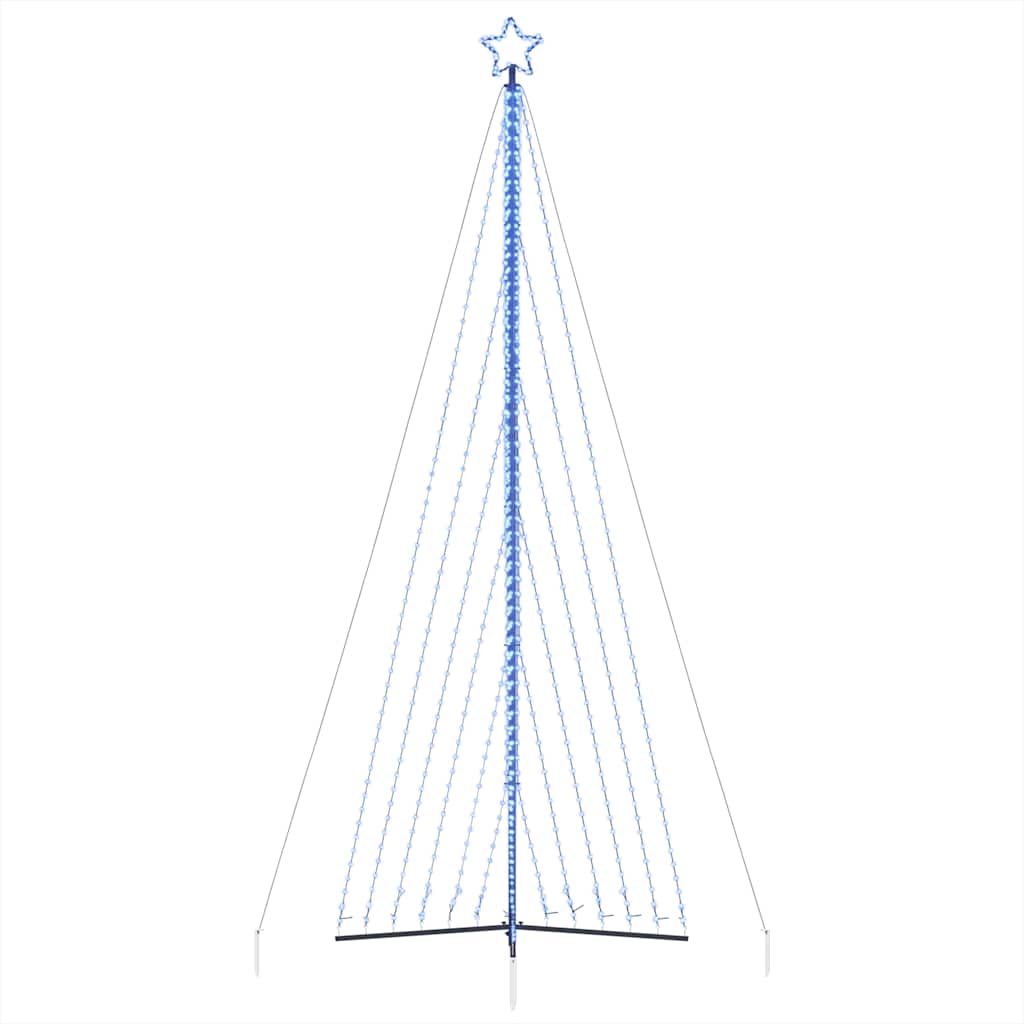 Šviečianti Kalėdų eglutė, 789 mėlynos LED, 476cm