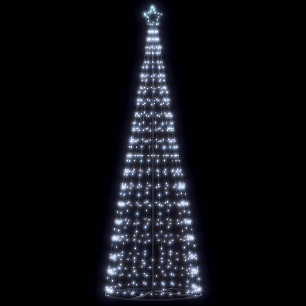 LED Kalėdų eglutė 550 LED Šaltai Balta 300 cm
