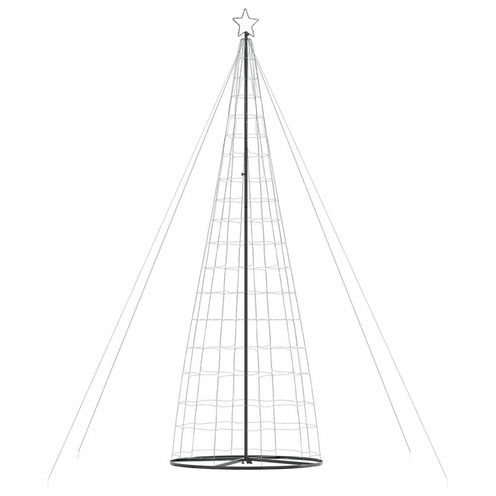 Šviečianti Kalėdų eglutė, 1534 mėlynos LED, 503cm, kūgio formos