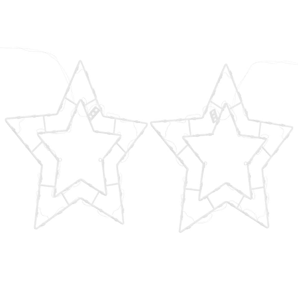 Kalėdiniai žibintai Star Silhouette 2 vnt 50 LED šiltai balta