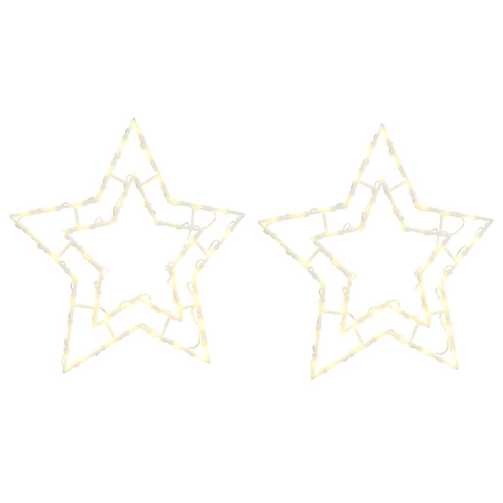 Kalėdiniai žibintai Star Silhouette 2 vnt 50 LED šiltai balta
