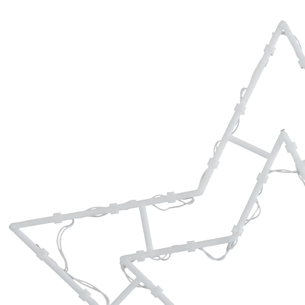 Kalėdiniai žibintai Star Silhouette 2 vnt 50 LED šiltai balta