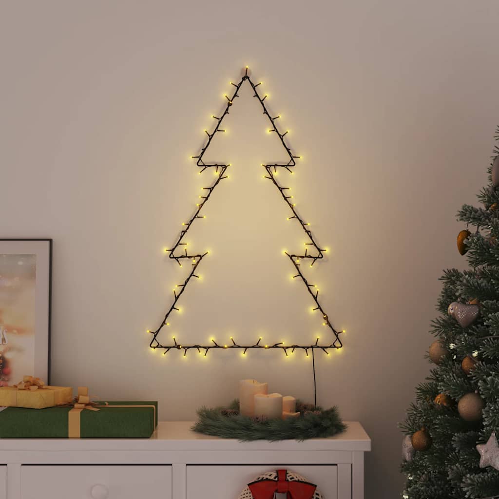 Ziemassvētku virtene Ziemassvētku eglītes siluets 115LED silti balta NORTHWIND
