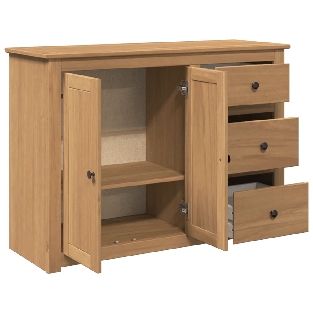 Pine Sideboard with Drawers Panama, 112x40x80cm