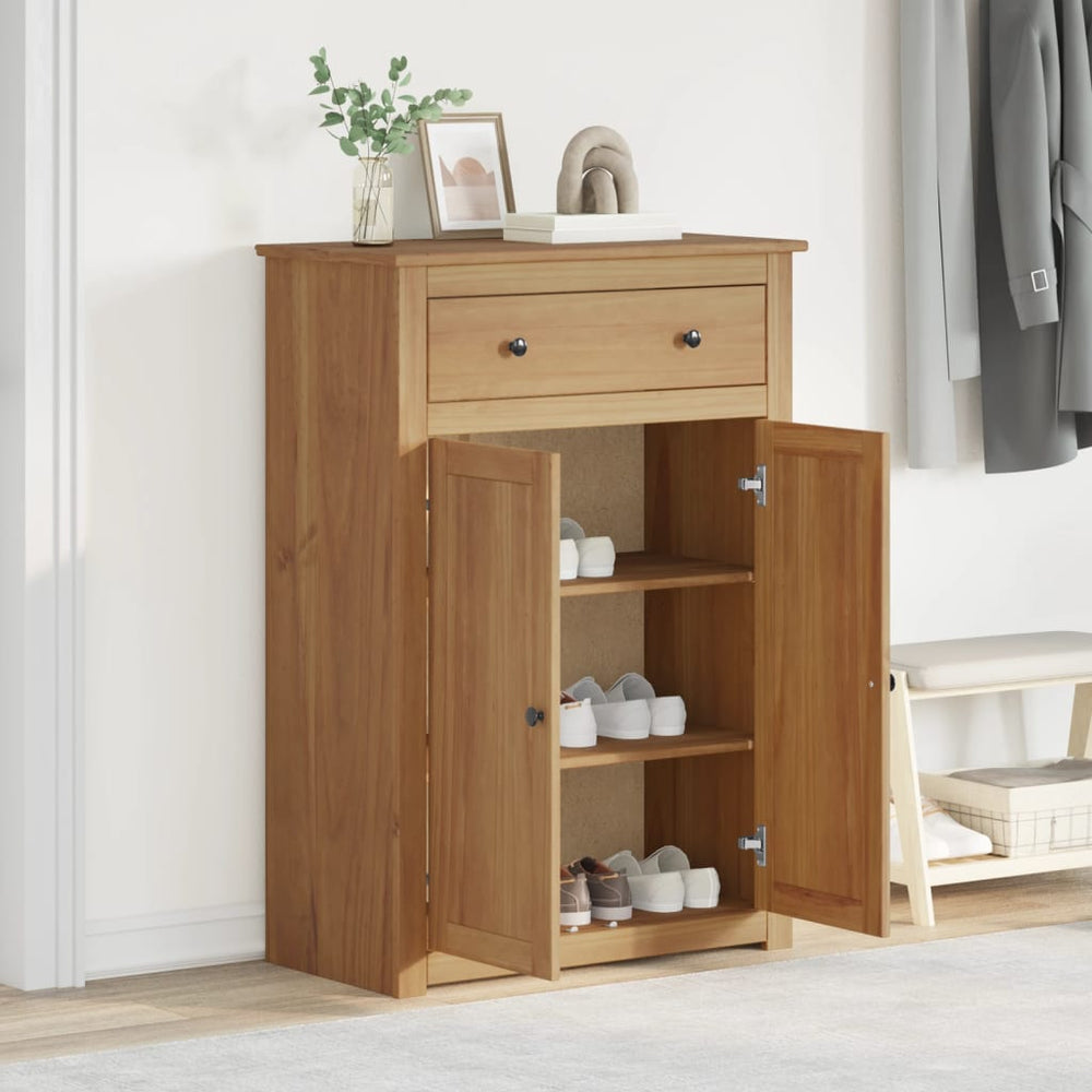 Shoe cabinet Panama, 80x40x114cm, solid pine