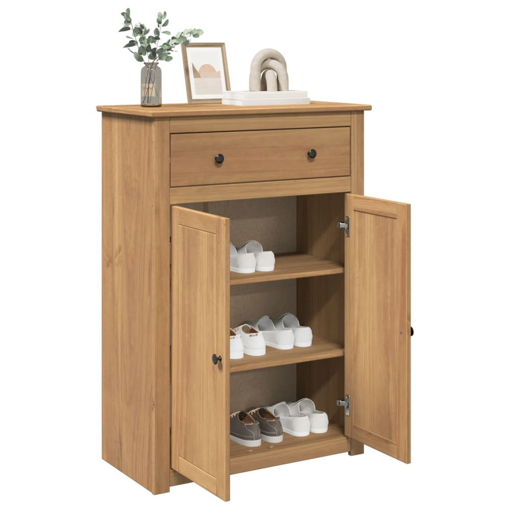 Shoe cabinet Panama, 80x40x114cm, solid pine