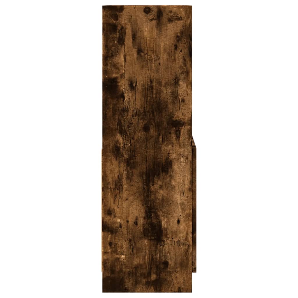 Chest of drawers, smoky oak, 63x33x100cm, engineered wood