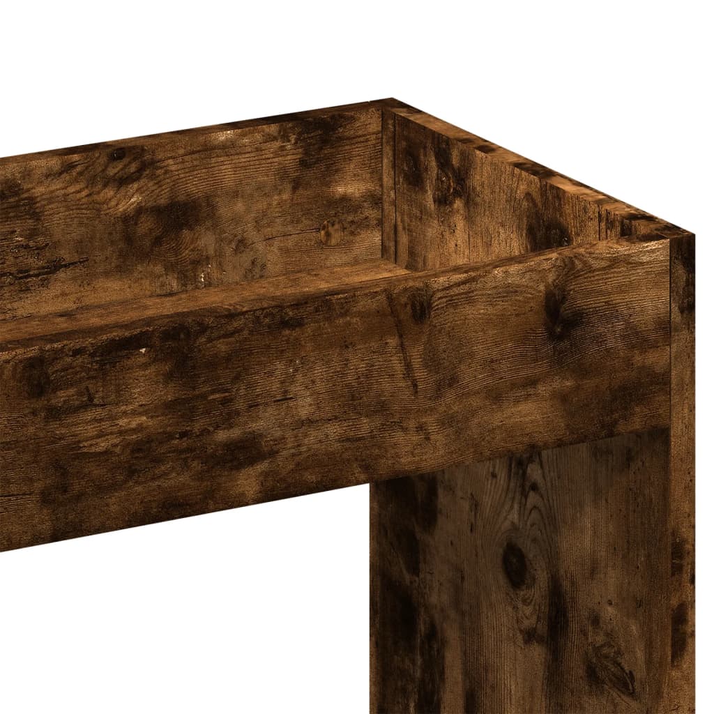 Chest of drawers, smoky oak, 63x33x100cm, engineered wood