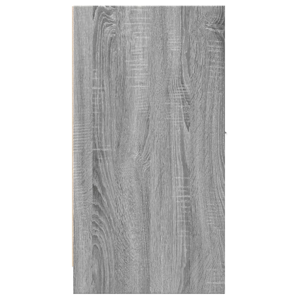 Vaistų spintelė, pilkos ąžuolo spalvos, 30x41x77,5cm, mediena