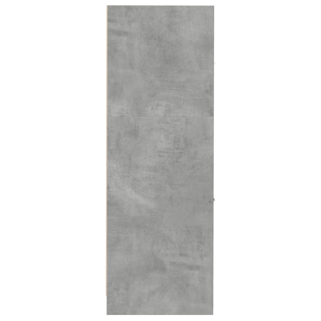 Vaistų spintelė, betono pilkos spalvos, 30x41x118cm, mediena