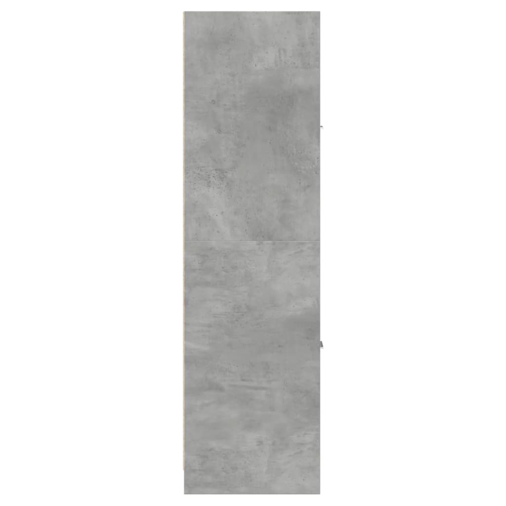 Vaistų spintelė,  betono pilkos spalvos, 30x41x144,5cm, mediena