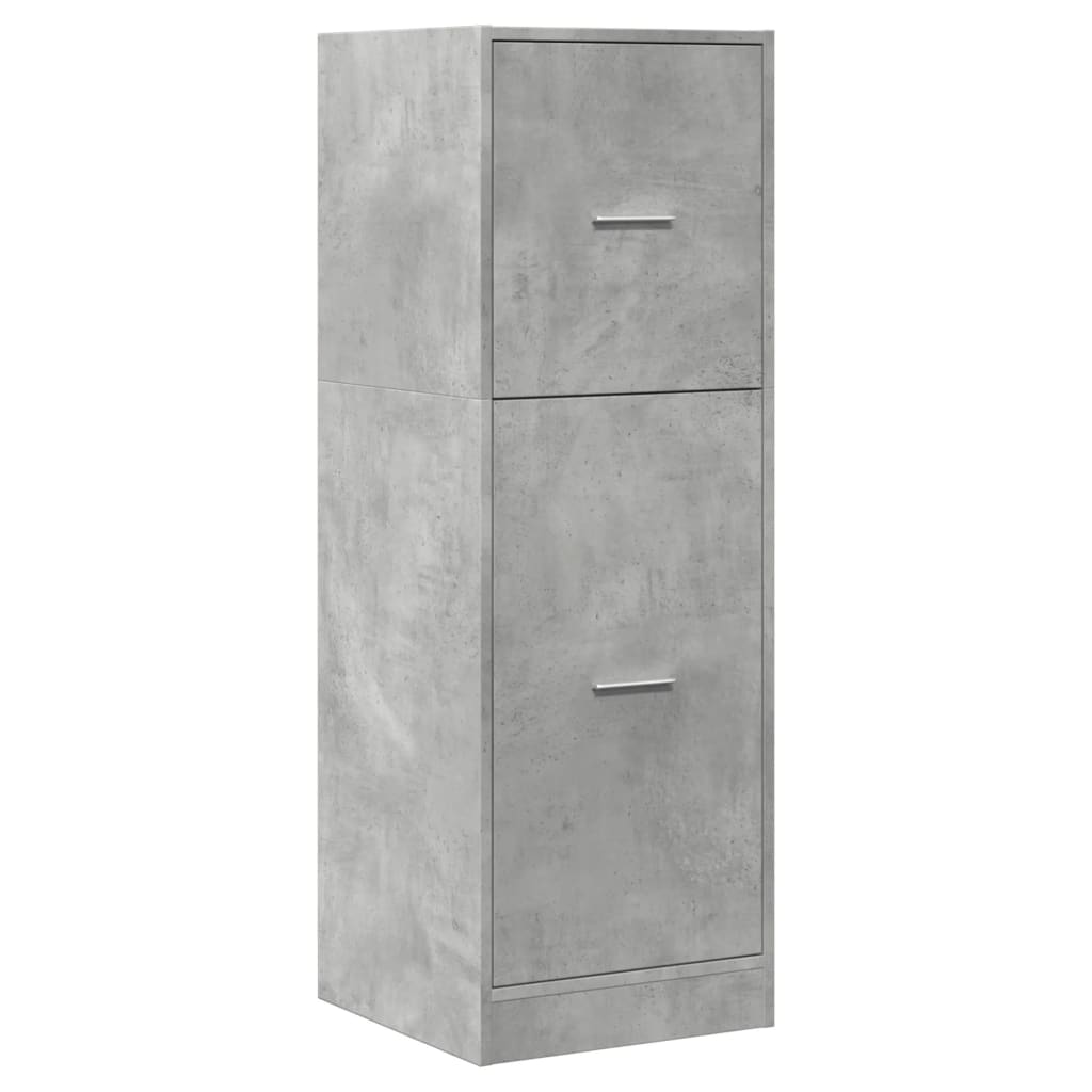 Vaistų spintelė,  betono pilkos spalvos, 40x41x118cm, mediena